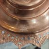 Decorative Copper Wall Plate Inspired by Persian Art
