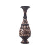 Handcrafted Persian Engraved Copper Vase, Featuring a Beautiful Birds and Flowers Design for Decorative Use