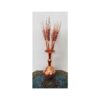 Decorative Copper Wheat Flower – Handcrafted with Sheaf Design for Floral Art Decor (5x)
