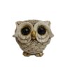 Set of 3 Decorative Owl Figurines - Whimsical Bird Art Decor