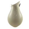Decorative Porcelain Vase in a Pitcher Shape, Adorned with a Beautiful Butterfly and Flower Design for a Modern Look