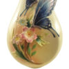 Decorative Porcelain Vase in a Pitcher Shape, Adorned with a Beautiful Butterfly and Flower Design for a Modern Look