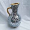 Decorative Pottery Pitcher Handmade with Mirrorwork Design