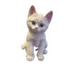 Decorative Sitting Kitten Figurine - Cute Cat Sculpture
