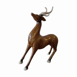 Decorative Standing Deer Figurine – Elegant Wildlife Sculpture