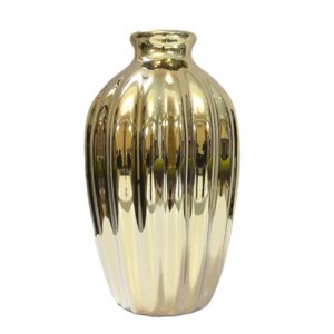 Decorative Ceramic One-Stem Vase, Designed for Small Spaces and Modern Home Decor Accents