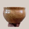 Decorative Wooden Bowl Handcrafted Rustic Style