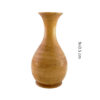 Set of Two Handcrafted Mini Flower Vases, Made from Natural Solid Wood with a Rustic Charm