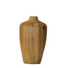 Set of Two Handcrafted Decorative Wooden Bud Vases, Made from Natural Solid Wood for a Clean and Natural Look
