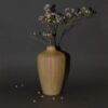 Set of Two Handcrafted Decorative Wooden Bud Vases, Made from Natural Solid Wood for a Clean and Natural Look