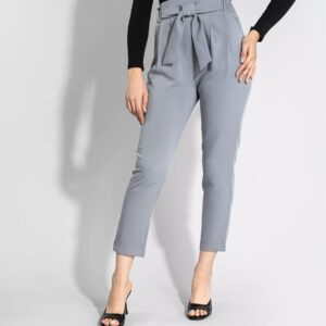 Fit Pleated Trouser Pants with Pocket for Women