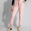 Fit Pleated Trouser Pants with Pocket for Women