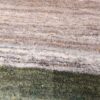 Genuine Handwoven Persian Minimalist Gabbeh Rug - Bordered Cream Wool