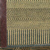 Handwoven Persian Striped Gabbeh Rug in Sage Green - Wool