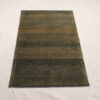 Handwoven Persian Striped Gabbeh Rug in Sage Green - Wool