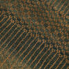Handwoven Persian Striped Gabbeh Rug in Sage Green - Wool