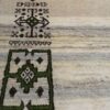 Genuine Handwoven Persian Minimalist Gabbeh Rug - Solid Cream Wool