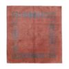 Genuine Handwoven Persian Minimalist Gabbeh Rug - Bordered Pink Wool