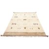 Handwoven Persian Tree of Life Gabbeh Rug with Tree Motifs - Cream Wool