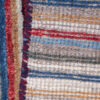 Genuine Handwoven Persian Striped Gabbeh Rug in Cream - Wool