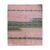 Genuine Handwoven Persian Striped Gabbeh Rug in Red - Premium Wool