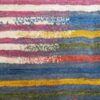 Genuine Handwoven Persian Striped Gabbeh Rug in Red - Premium Wool