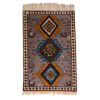 Hand-Knotted Persian Khorasan Tribal Rug (Geometric Diamond Pattern) - Brown Wool