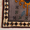 Hand-Knotted Persian Khorasan Tribal Rug (Geometric Diamond Pattern) - Brown Wool