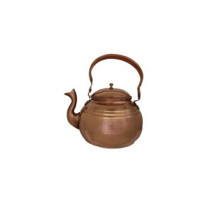 Persian Copper Tea Kettle – Traditional Hammered Yas Model