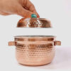 Persian Copper Cooking Pot - Traditional Hammered Artisan Style, Classic