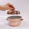Persian Copper Cooking Pot - Traditional Hammered Artisan Style, Classic