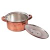 Persian Copper Cooking Pot - Traditional Hammered Artisan Style, Zarrin
