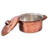 Persian Copper Cooking Pot - Traditional Hammered Artisan Style, Zarrin
