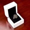 Islamic Signet Copper Ring with Hasbi Allah Calligrpahy