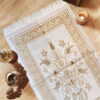 Islamic Padded Prayer Rug Sajadah with Velvet