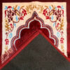 Islamic Padded Prayer Rug Janamaz Sajadah Mihrab Maroon