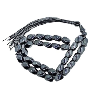 Islamic Hematite Rosary Crafted with 33 Prayer Beads Tasbih