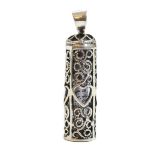 Islamic Silver Pendant for Shia with Hirz of Imam Jawad