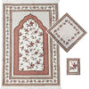 Islamic Thin Prayer Mat Sajadah Floral Design