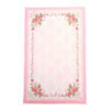 Islamic Velvet Thin Prayer Mat Sajadah with Floral Design