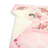 Islamic Velvet Thin Prayer Mat Sajadah with Floral Design