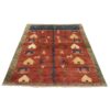 Handwoven Persian Pictorial Kashkuli Gabbeh Rug in Red - Wool