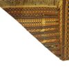 Striped Brown Kilim Rug - Genuine Handwoven Persian Wool Design