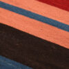 Red Striped Kilim Runner Rug from Isfahan - Handwoven Persian Wool