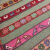 Striped Animal Motif Kilim Rug - Traditional Handwoven Persian Wool