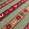 Striped Animal Motif Kilim Rug - Traditional Handwoven Persian Wool