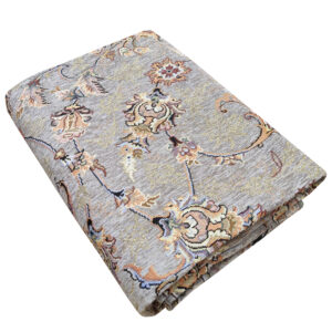 Large Boho Persian Style Indoor Floor Mat Floral Design