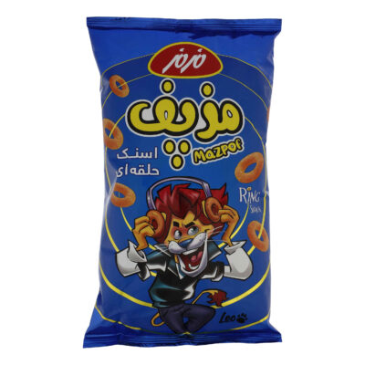 Maz Maz Hoops Iranian Pofak, Cheese Puffed Snack, 85 g (15-Pack)