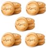 Naderi Cocoa Cookies - Pack of 6 double cookies (6x) - Koloocheh