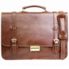 Persian Natural Leather Briefcase for Men - Bob Model